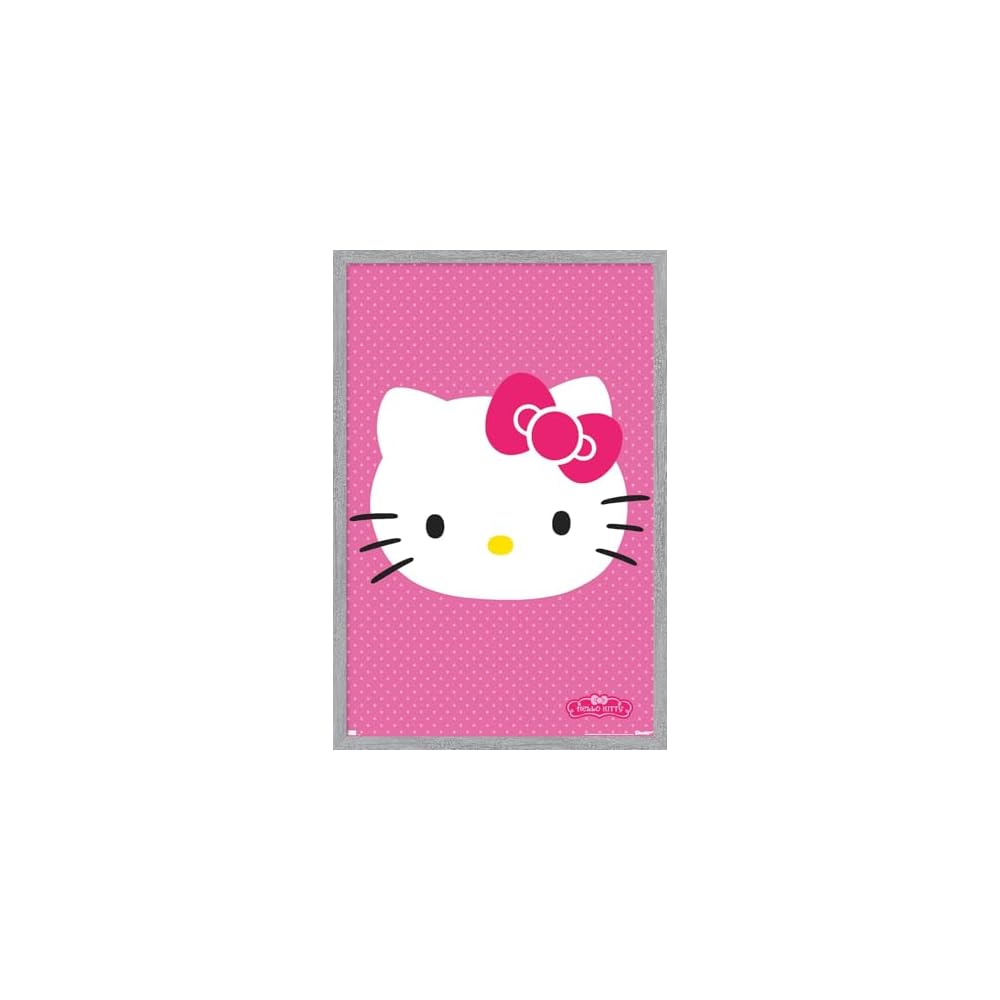 Hello Kitty: Basic - Face Wall Poster, 19L x 13W, Premium Unframed Version