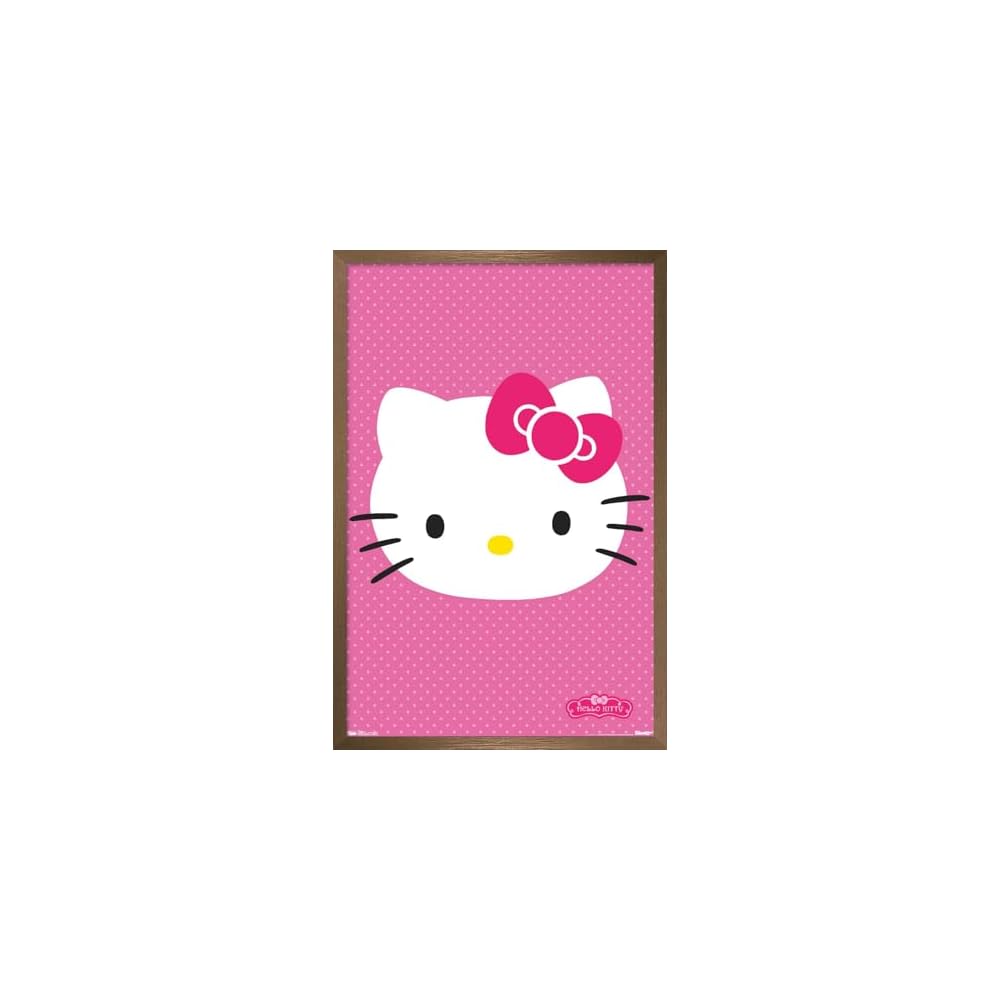 Hello Kitty: Basic - Face Wall Poster, 19L x 13W, Premium Unframed Version