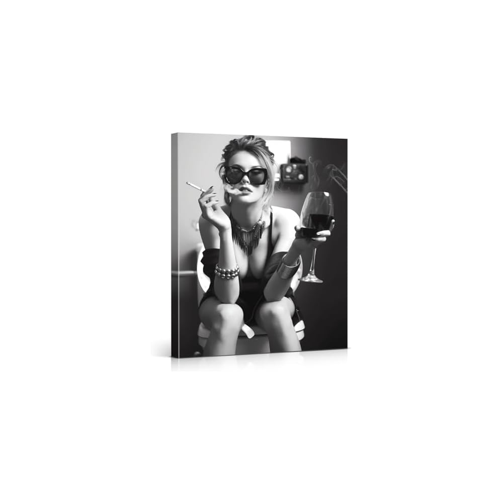 Funny Raccoon Bathroom Wall Art Raccoon on Toilet Picture Poster Toilet Humor Artwork Print Restroom Bathroom Wall Decor 8X10 Inches
