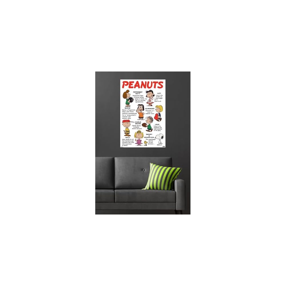 Peanuts: Persistence - Group Wall Poster, 34L" x 22.4W", Premium Unframed Version