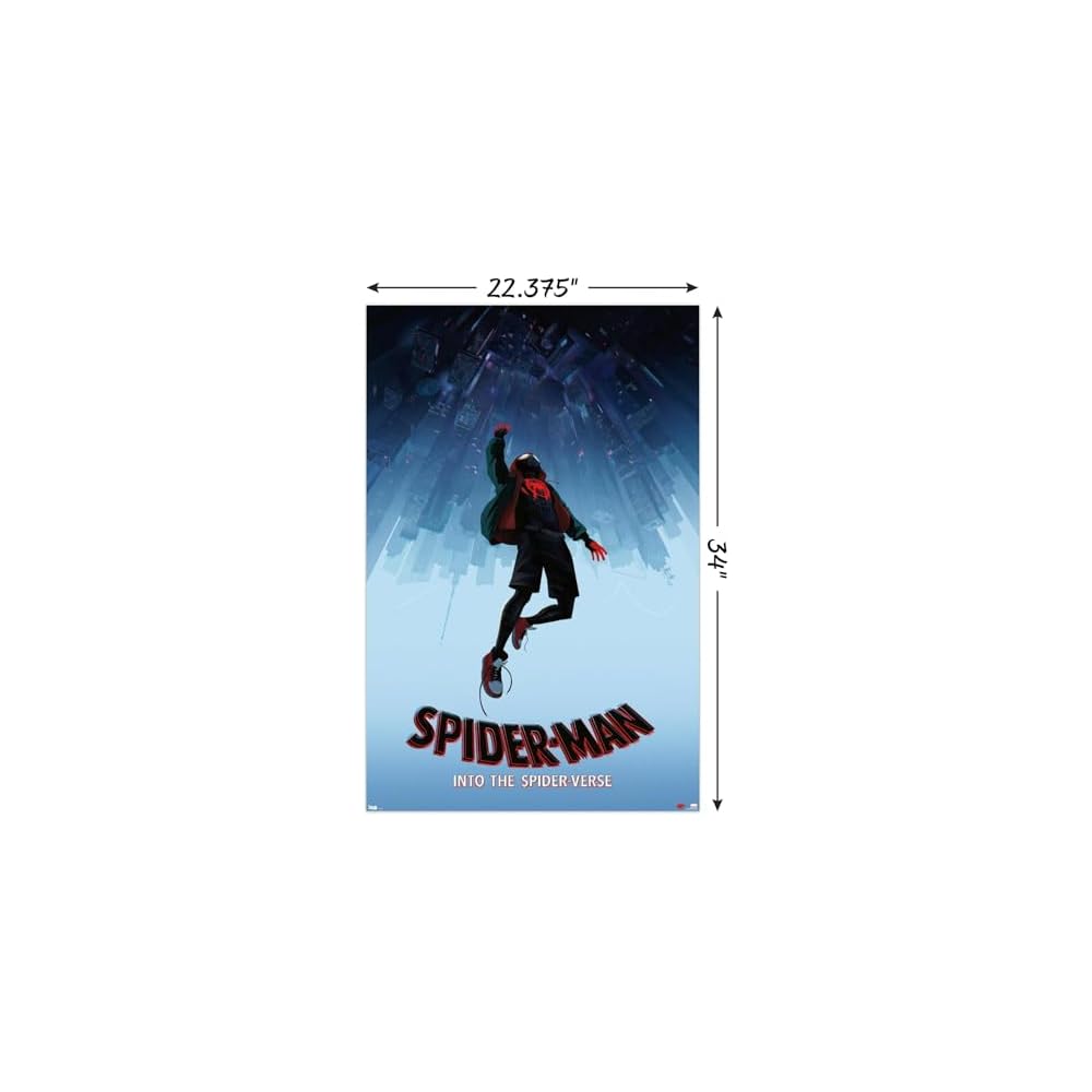 Marvel Spider-Man - Into The Spider-Verse - Group Wall Poster, 14.725" x 22.375", Premium Unframed Version