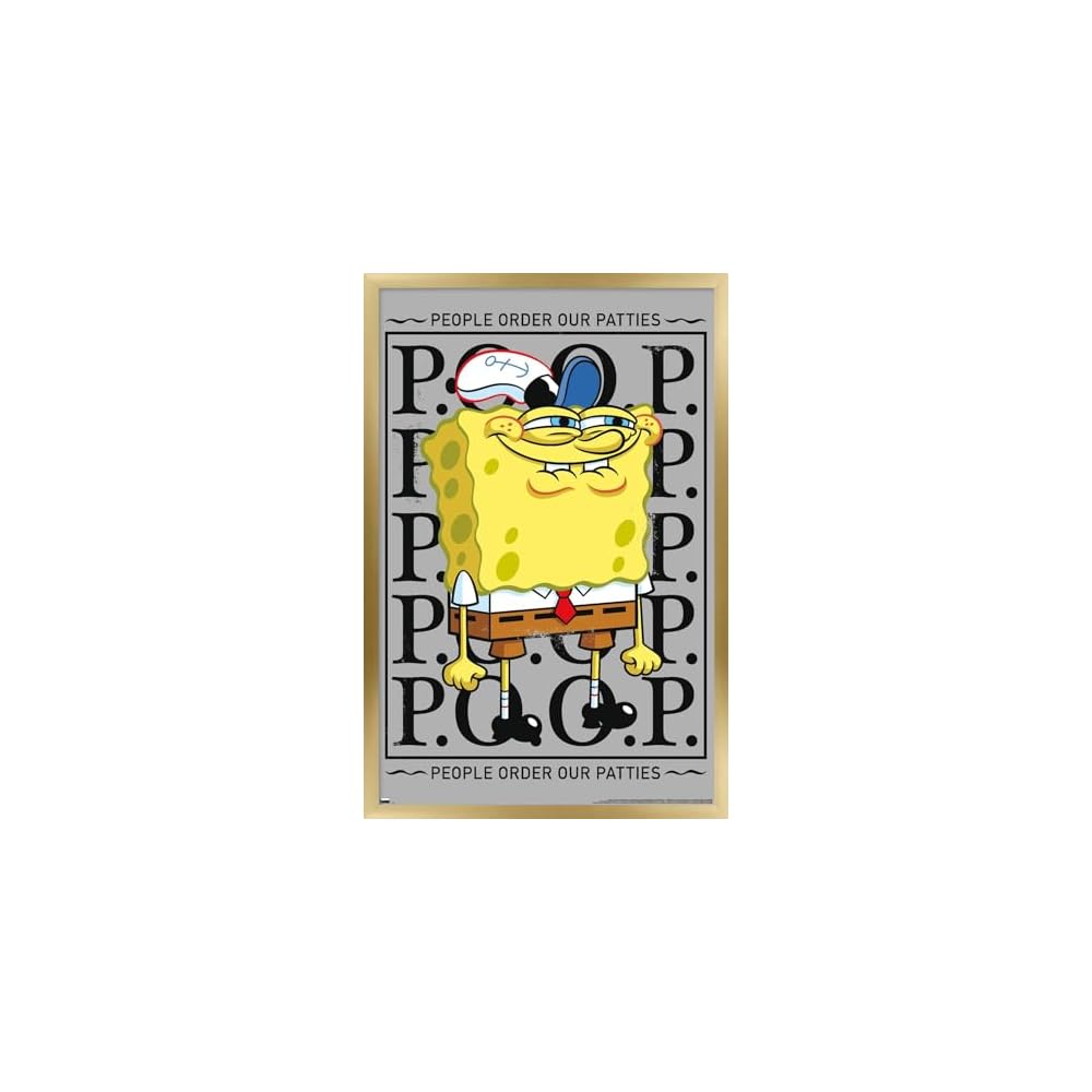 Nickelodeon Spongebob - P.O.O.P. Wall Poster, 34L" x 22.4W", Premium Unframed Version