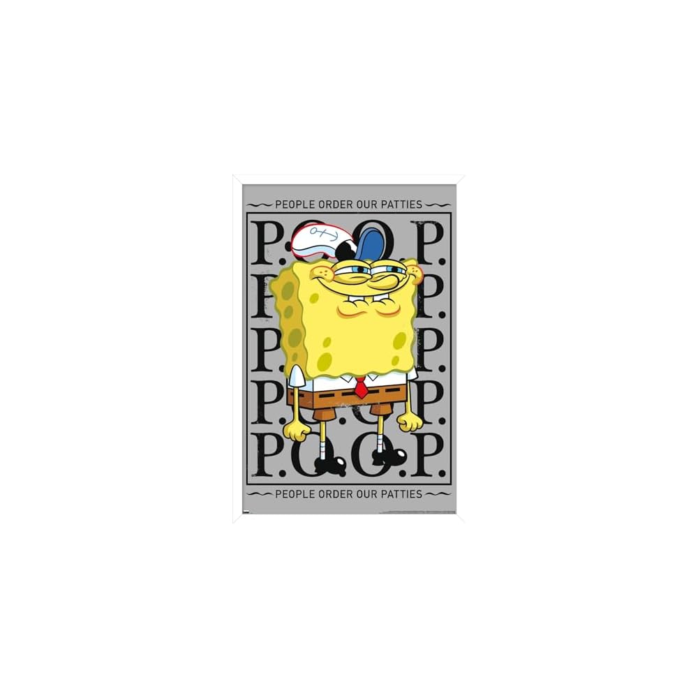 Nickelodeon Spongebob - P.O.O.P. Wall Poster, 34L" x 22.4W", Premium Unframed Version