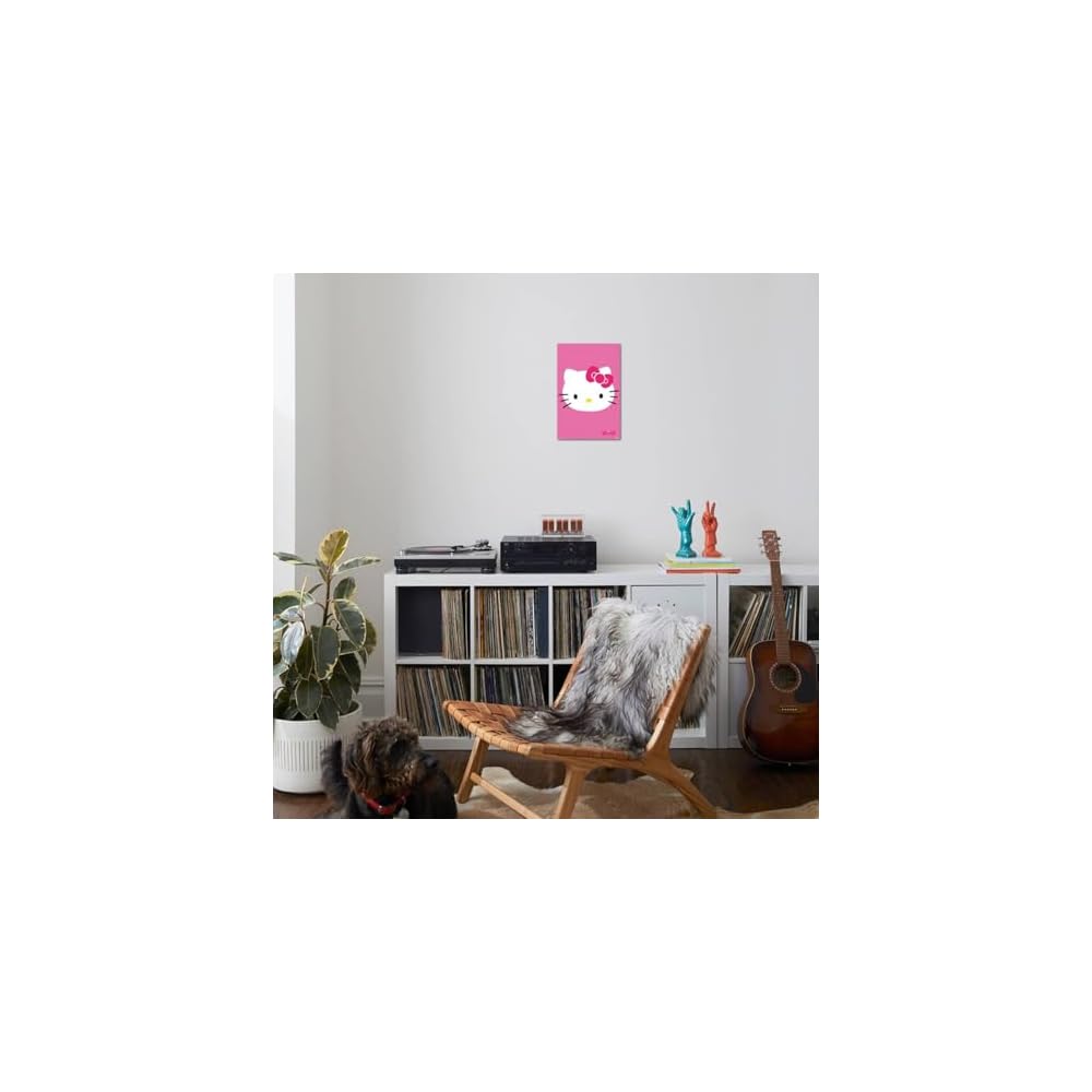 Hello Kitty: Basic - Face Wall Poster, 19L x 13W, Premium Unframed Version