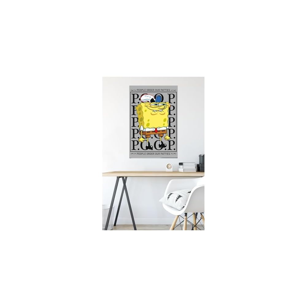 Nickelodeon Spongebob - P.O.O.P. Wall Poster, 34L" x 22.4W", Premium Unframed Version