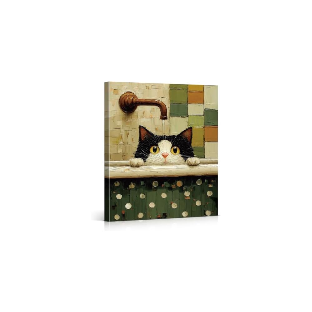 Funny Raccoon Bathroom Wall Art Raccoon on Toilet Picture Poster Toilet Humor Artwork Print Restroom Bathroom Wall Decor 8X10 Inches