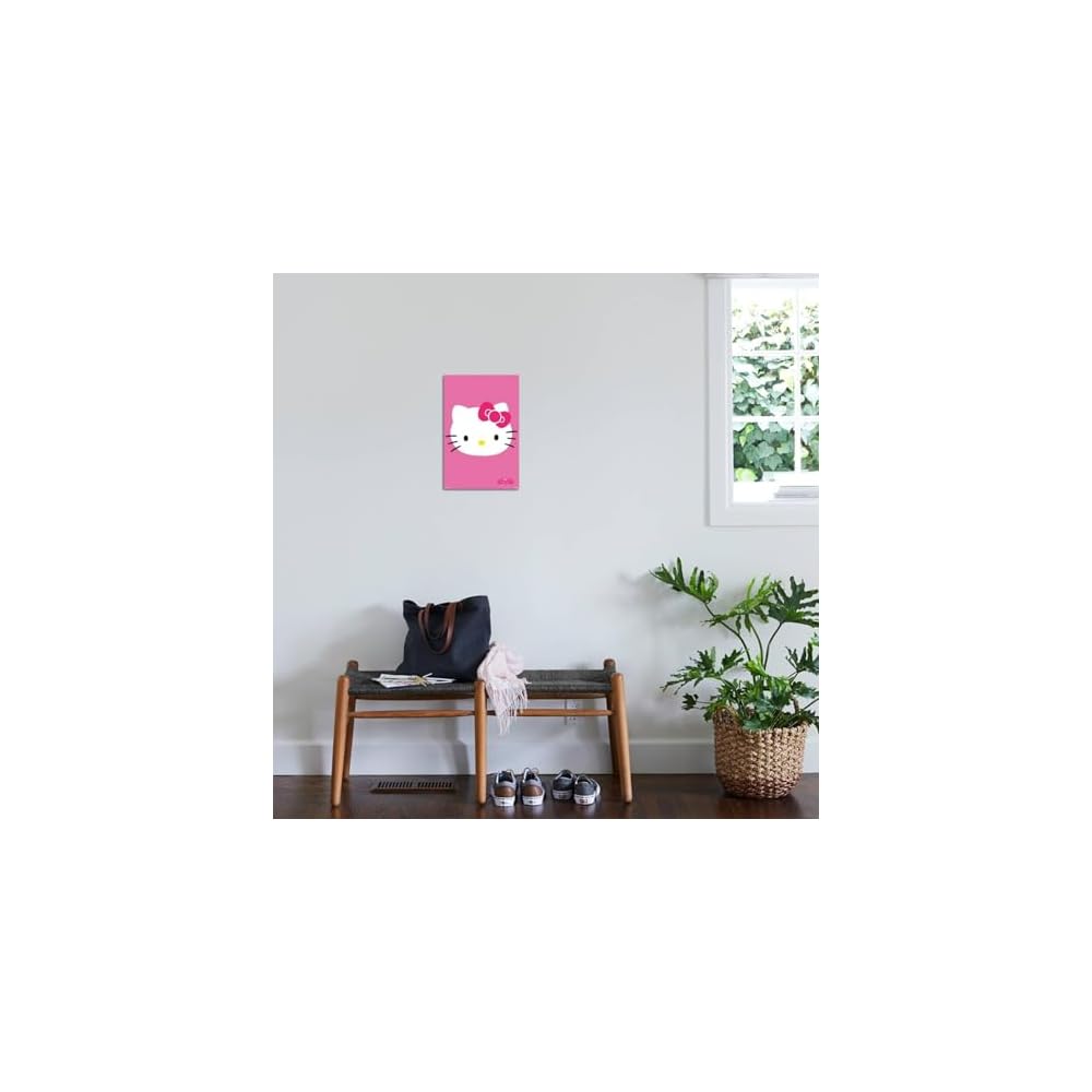 Hello Kitty: Basic - Face Wall Poster, 19L x 13W, Premium Unframed Version