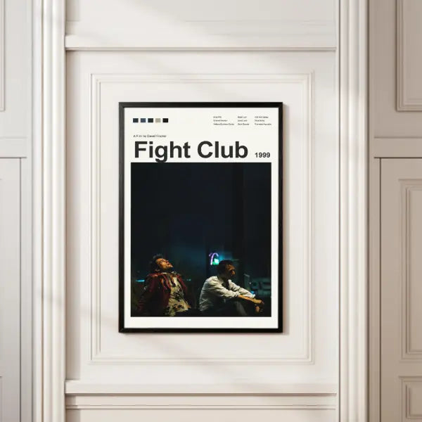 Fight Club Poster, Fight Club Print, Movie Print, Movie Poster, Living Room , Film Poster, Movie Art, 963 Decoration Artistic Ornaments Fight wall decor Movie related poster living room art film art poster Collectible movie poster