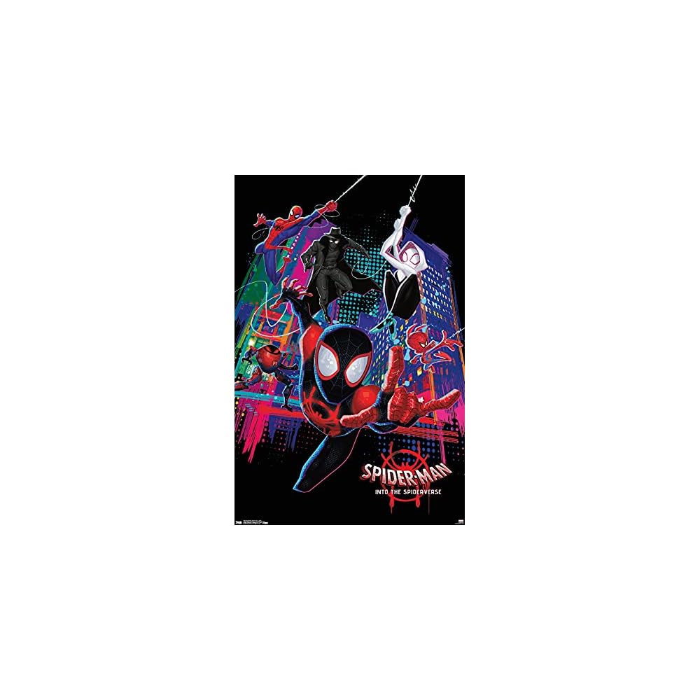 Marvel Spider-Man - Into The Spider-Verse - Group Wall Poster, 14.725" x 22.375", Premium Unframed Version