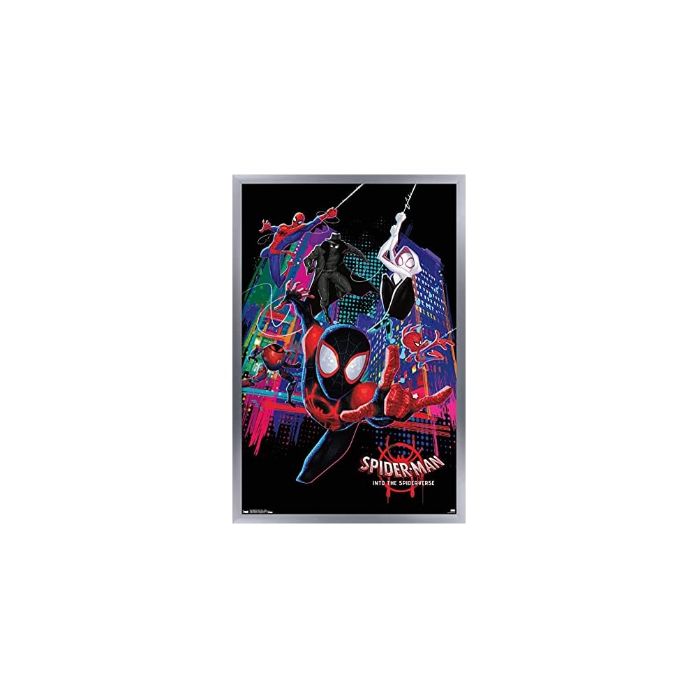 Marvel Spider-Man - Into The Spider-Verse - Group Wall Poster, 14.725" x 22.375", Premium Unframed Version
