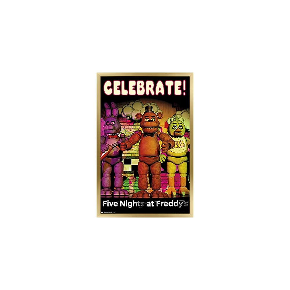 Five Nights At Freddys Celebrate Wall Poster 22.375" x 34"