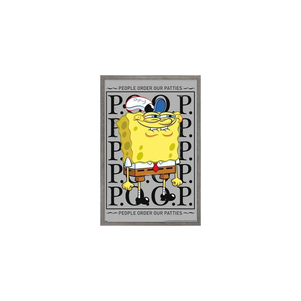 Nickelodeon Spongebob - P.O.O.P. Wall Poster, 34L" x 22.4W", Premium Unframed Version