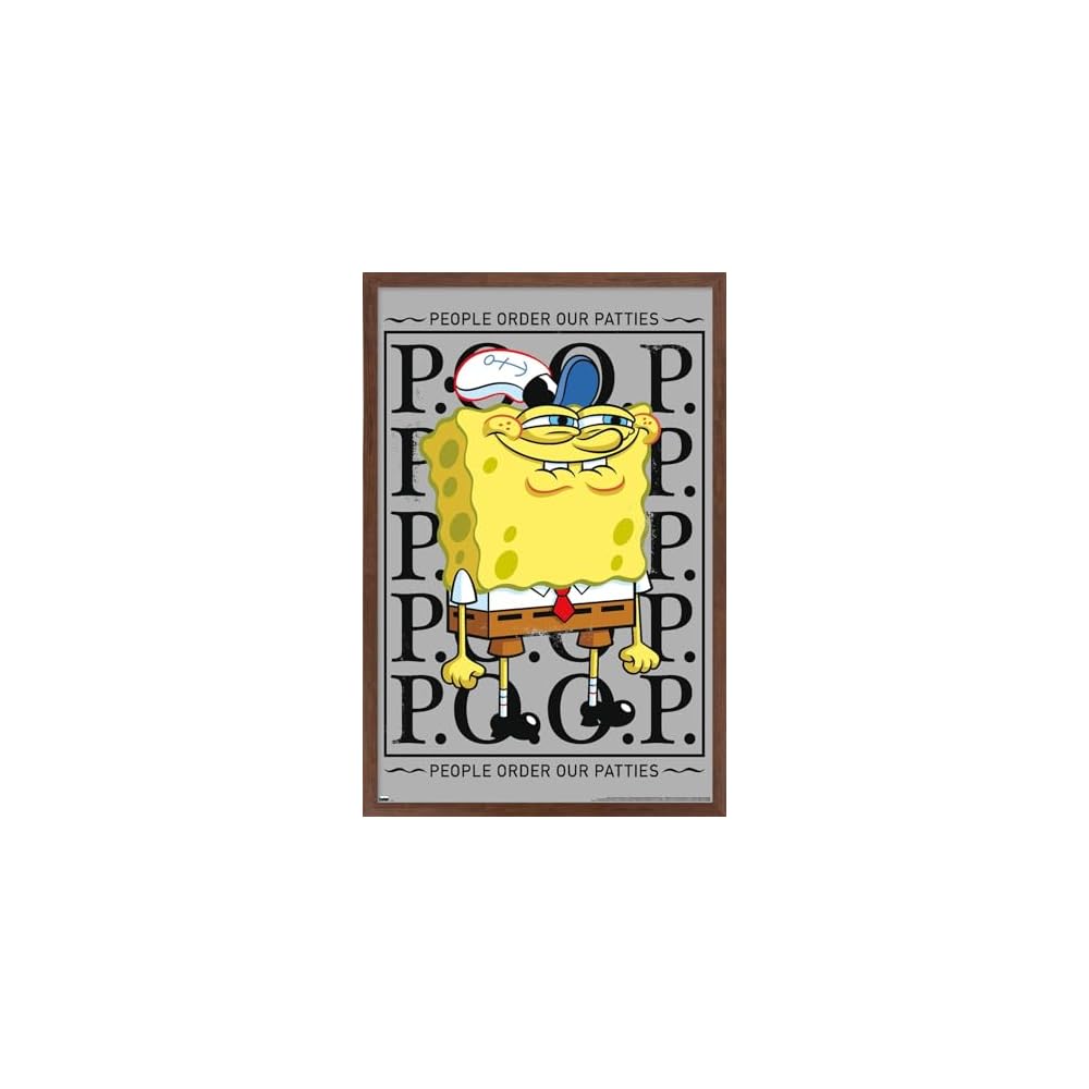 Nickelodeon Spongebob - P.O.O.P. Wall Poster, 34L" x 22.4W", Premium Unframed Version