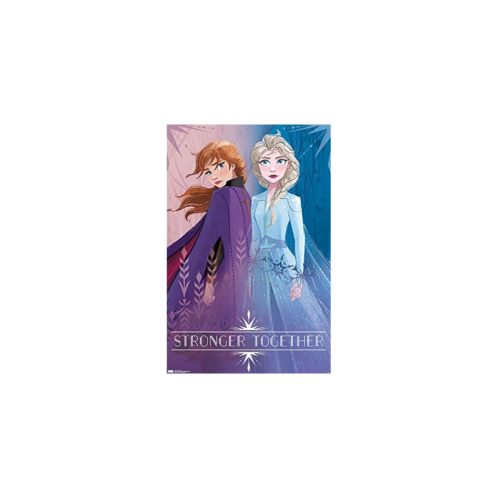 Disney Frozen 2 - Sisters Wall Poster, 22.375" x 34", Unframed Version