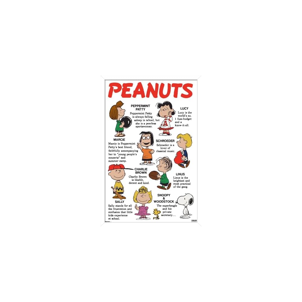 Peanuts: Persistence - Group Wall Poster, 34L" x 22.4W", Premium Unframed Version