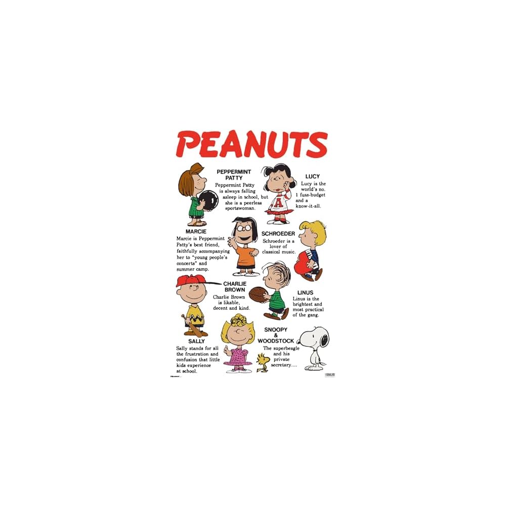 Peanuts: Persistence - Group Wall Poster, 34L" x 22.4W", Premium Unframed Version