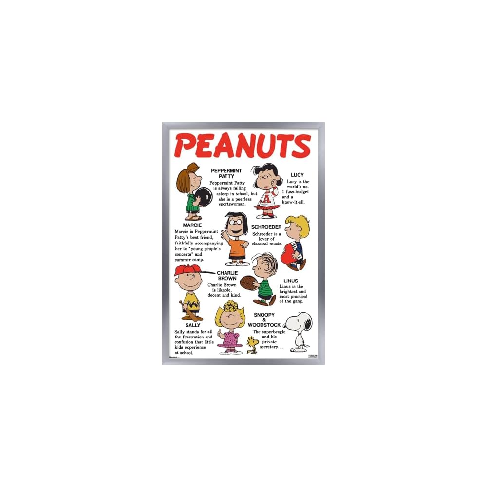 Peanuts: Persistence - Group Wall Poster, 34L" x 22.4W", Premium Unframed Version