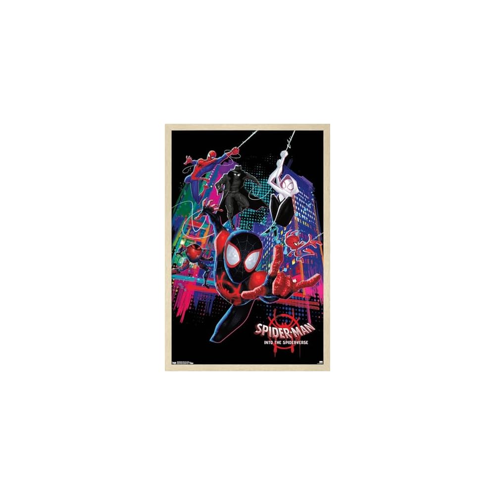 Marvel Spider-Man - Into The Spider-Verse - Group Wall Poster, 14.725" x 22.375", Premium Unframed Version