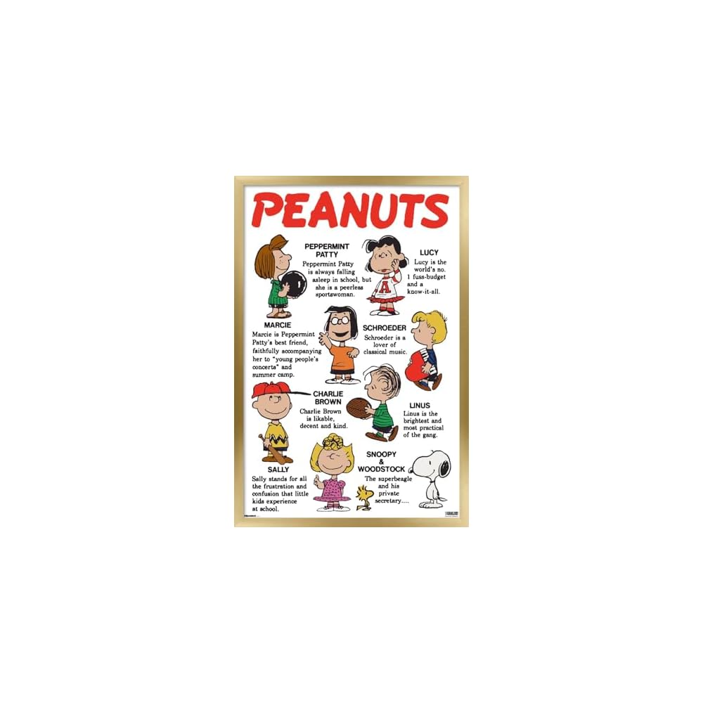 Peanuts: Persistence - Group Wall Poster, 34L" x 22.4W", Premium Unframed Version
