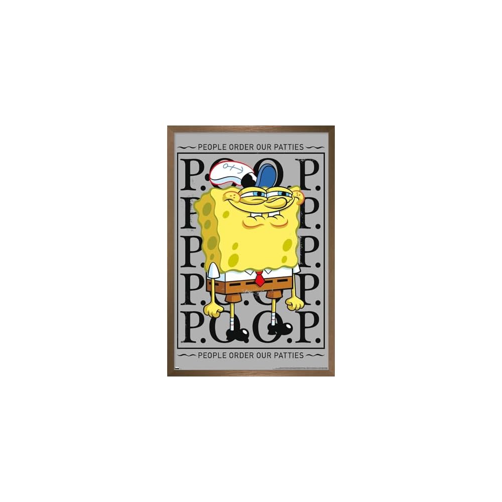 Nickelodeon Spongebob - P.O.O.P. Wall Poster, 34L" x 22.4W", Premium Unframed Version