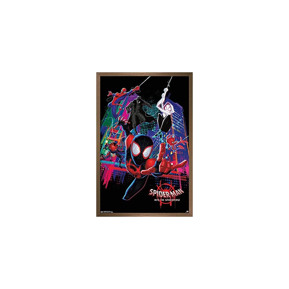 Marvel Spider-Man - Into The Spider-Verse - Group Wall Poster, 14.725" x 22.375", Premium Unframed Version