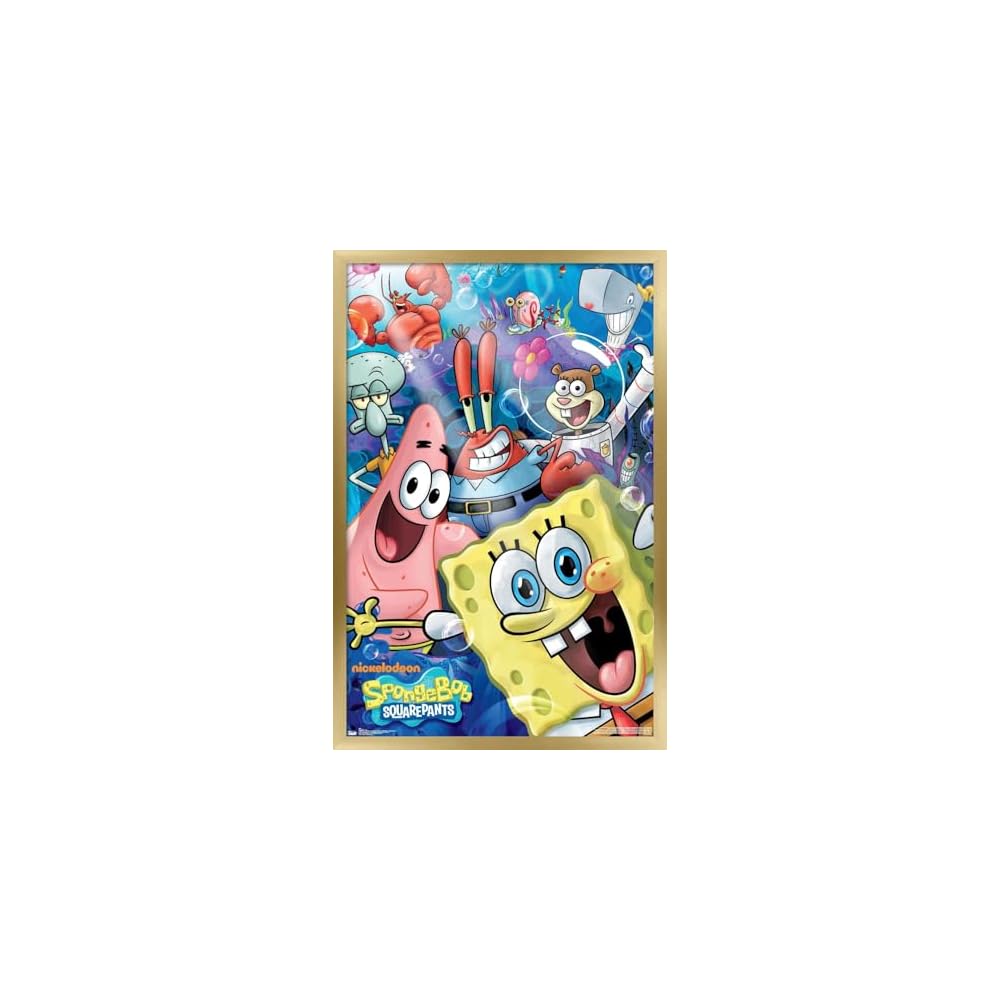 SpongeBob - Joy Wall Poster, 34L" x 22.4W", Unframed Version
