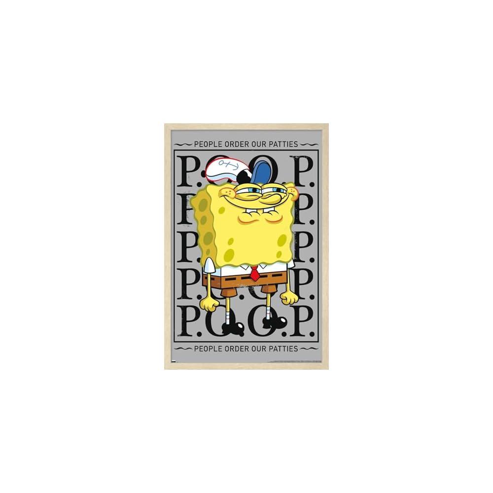 Nickelodeon Spongebob - P.O.O.P. Wall Poster, 34L" x 22.4W", Premium Unframed Version