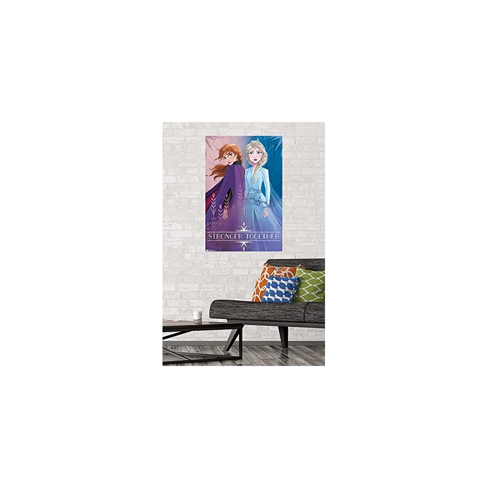 Disney Frozen 2 - Sisters Wall Poster, 22.375" x 34", Unframed Version