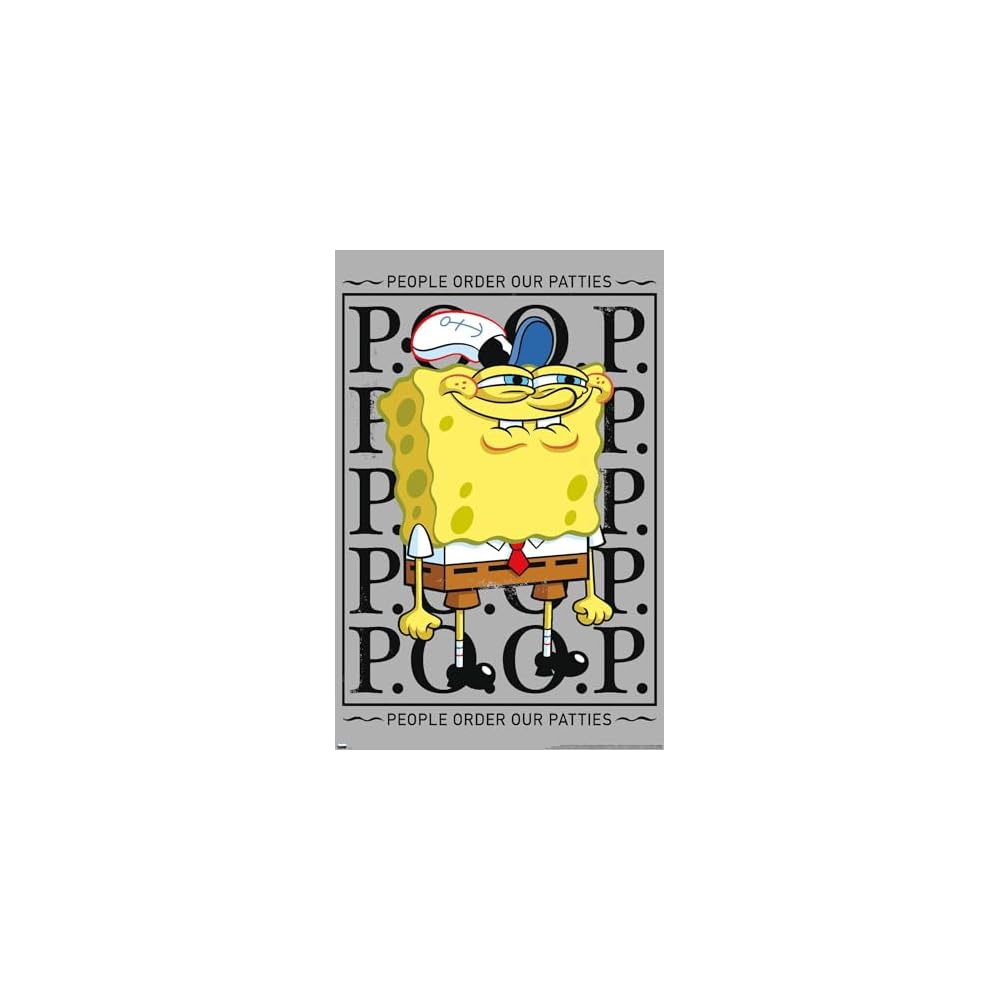 Nickelodeon Spongebob - P.O.O.P. Wall Poster, 34L" x 22.4W", Premium Unframed Version