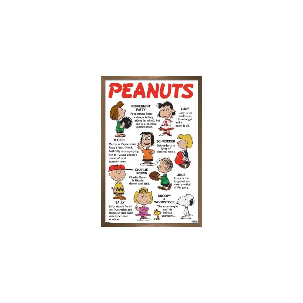 Peanuts: Persistence - Group Wall Poster, 34L" x 22.4W", Premium Unframed Version