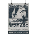 Chainsaw Man Official Comic Art Print Poster - Graphic Print Design Anime Wall Art, Cool & Unique Room Decor, Home Supplies for Dorm Bedroom