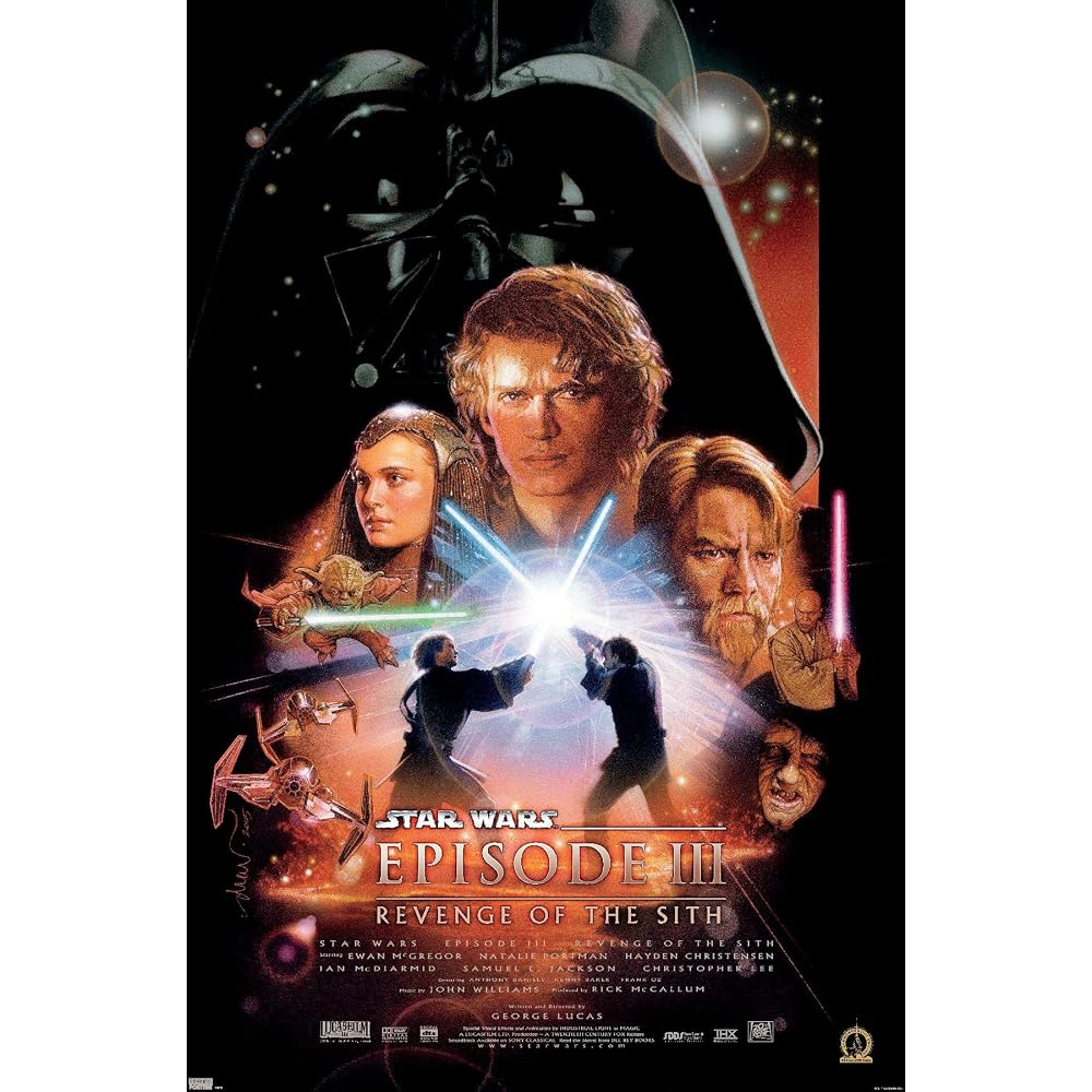 24X36 Star Wars: Revenge of the Sith - One Sheet Wall Poster, 24.00" x 36.00", Unframed Version