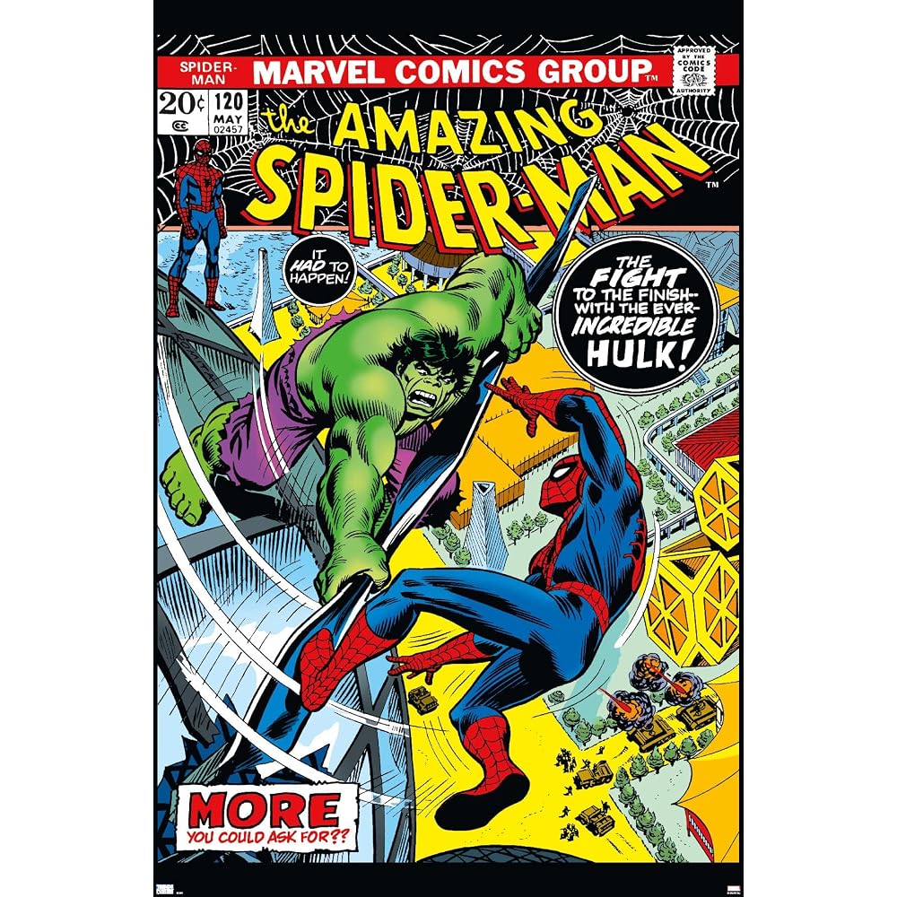 Marvel Comics Amazing Spider-Man #50 Wall Poster, 19L x 13W, Premium Unframed Version