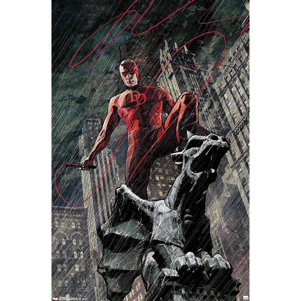 Marvel Comics Daredevil - Hell's Kitchen Devil Wall Poster, 19L x 13W, Premium Unframed Version