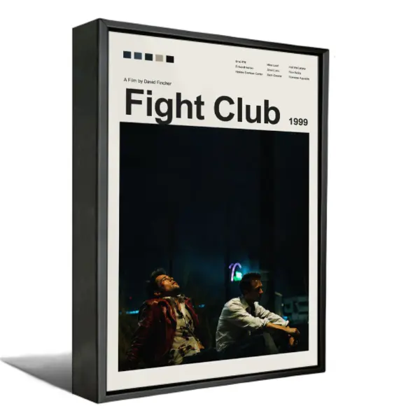 Fight Club Poster, Fight Club Print, Movie Print, Movie Poster, Living Room , Film Poster, Movie Art, 963 Decoration Artistic Ornaments Fight wall decor Movie related poster living room art film art poster Collectible movie poster